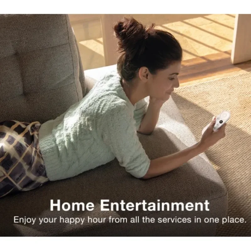 G9N9N استبدال جهاز التحكم عن بعد الصوتي فقط لـ Google Chromecast 4k Snow Streaming Media Player المطلوبة