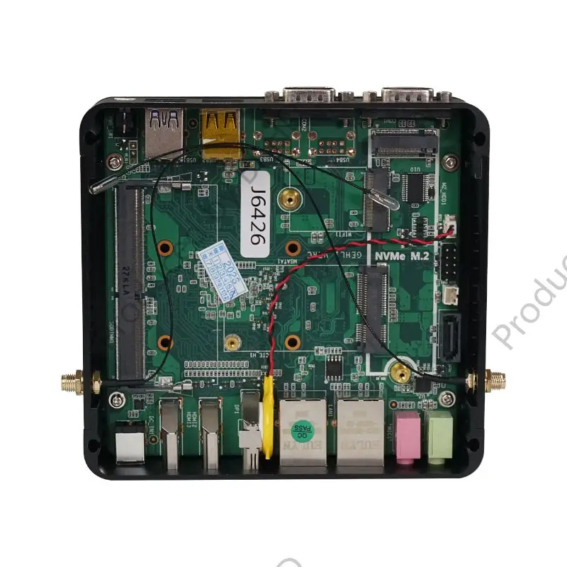 IKuaiOS CharacterIPC-Intel N100, 2x1GbE, 2x RS232, 4x USB, Compatible Windows UbunaryRed Hat, Utilisé dans le contrôle industriel IoT, Machine Vision