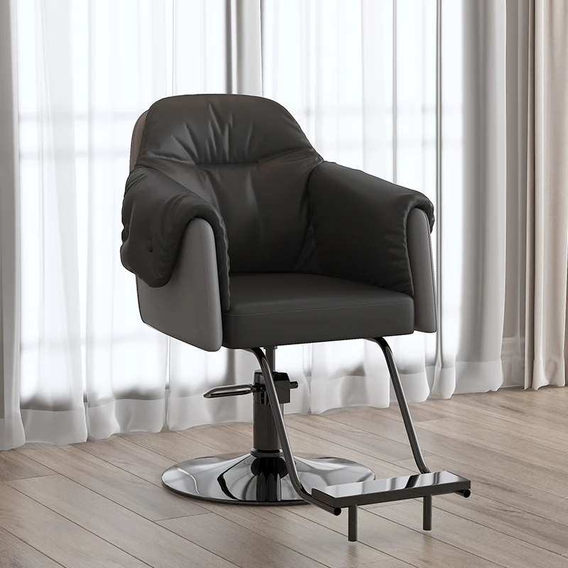 

Aesthetic Elegant Barber Chair Vintage Premium Style Minimalist Chairs Modern Nordic Taboret Kosmetyczny Salon Furniture