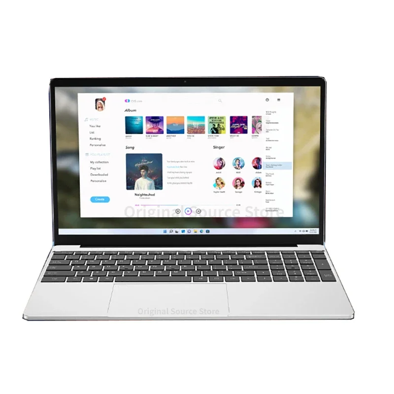 NEW 2024 Cheapest 15.6 inch Windows 11 Notebook Laptop 16GB RAM 1TB/512GB/256GB SSD 2048GB Fingerprint Unlock Gaming Computer