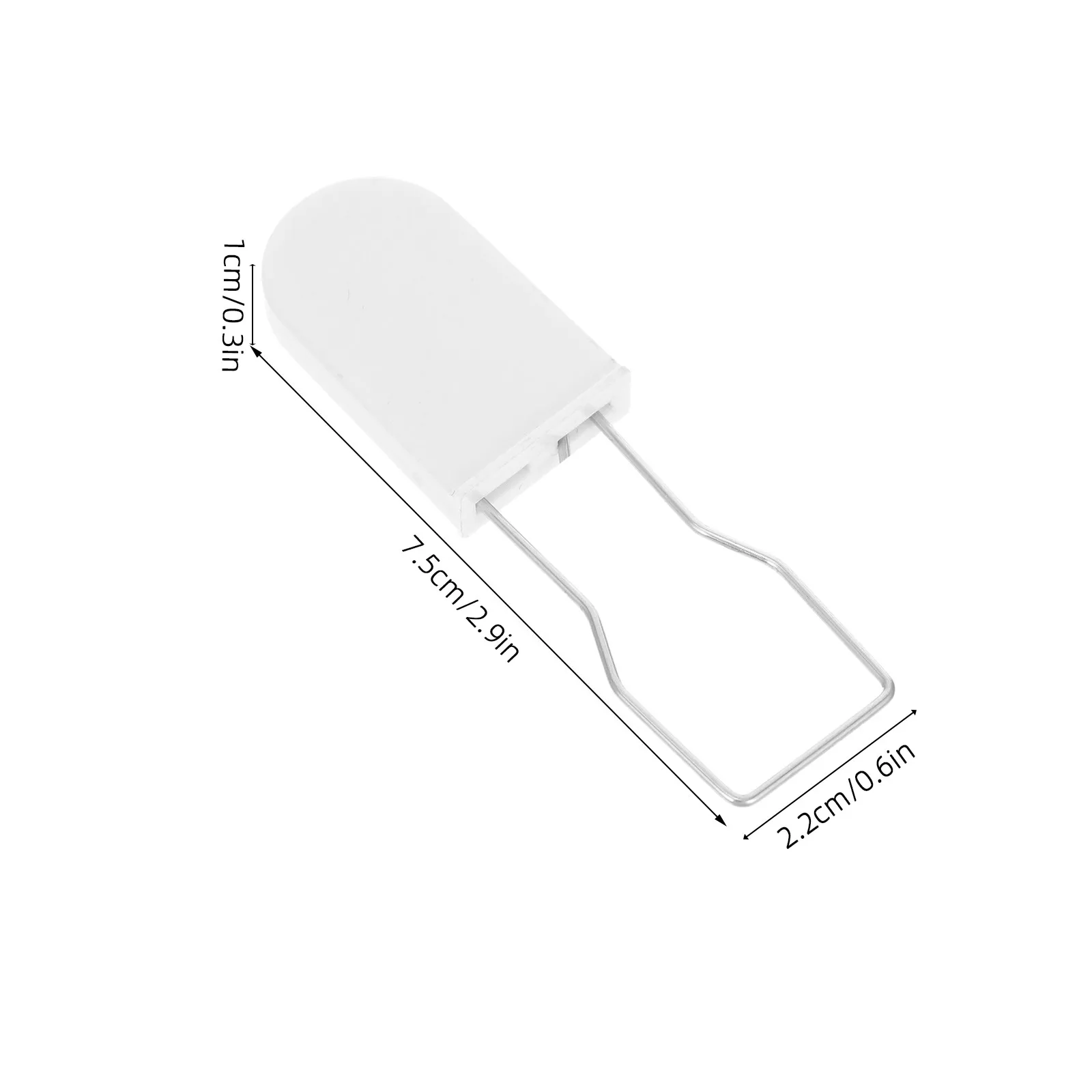 20Pcs Logistics Security Seal Plastic Lock Buckle for Clothing Shoes Samples Transport Anti-Tamper Hasp Mechanism Lightweight