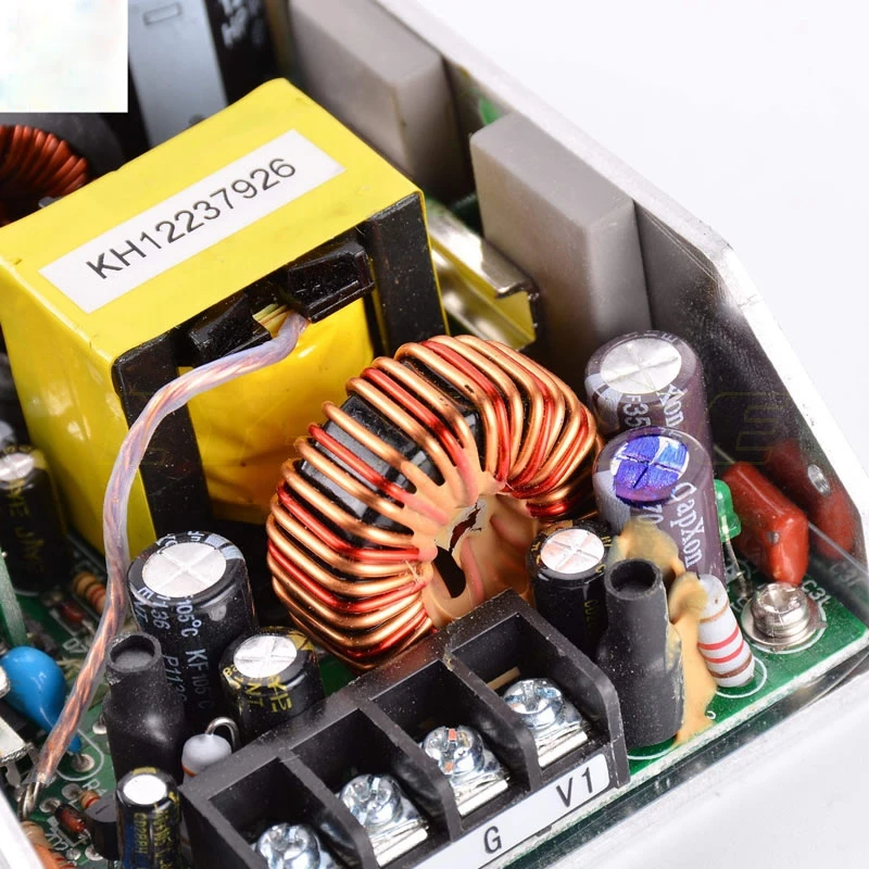 127*82*40 مللي متر مصدر طاقة مزدوج الإخراج 48 فولت 12 فولت 200 واط Psu إطار مفتوح Smps