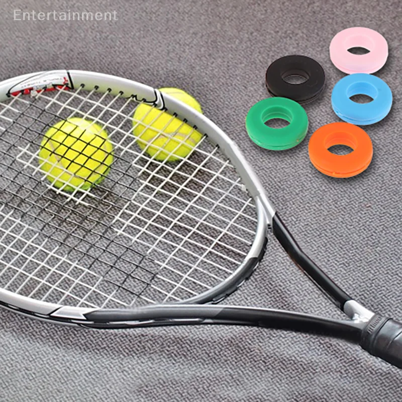 1Pc/8Pcs Reduce Tennis Racquet Shock Absorber Colorful Professional Vibration Dampeners Tennis Racket Accessories Damper