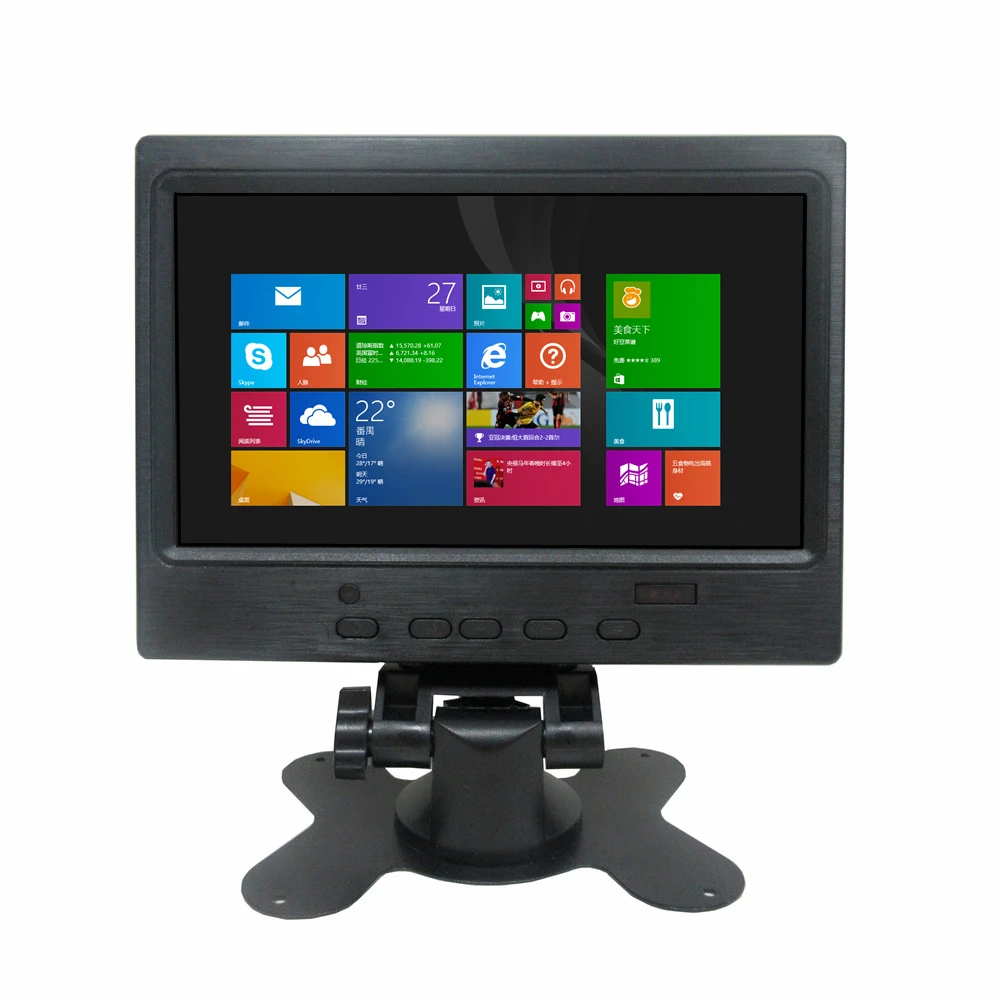 7 inç 800*480 HDMI Uyumlu HD VGA AV Çok Amaçlı Taşınabilir Ekran Raspberry Pi 1 2 3 4 Muz/Turuncu Pi