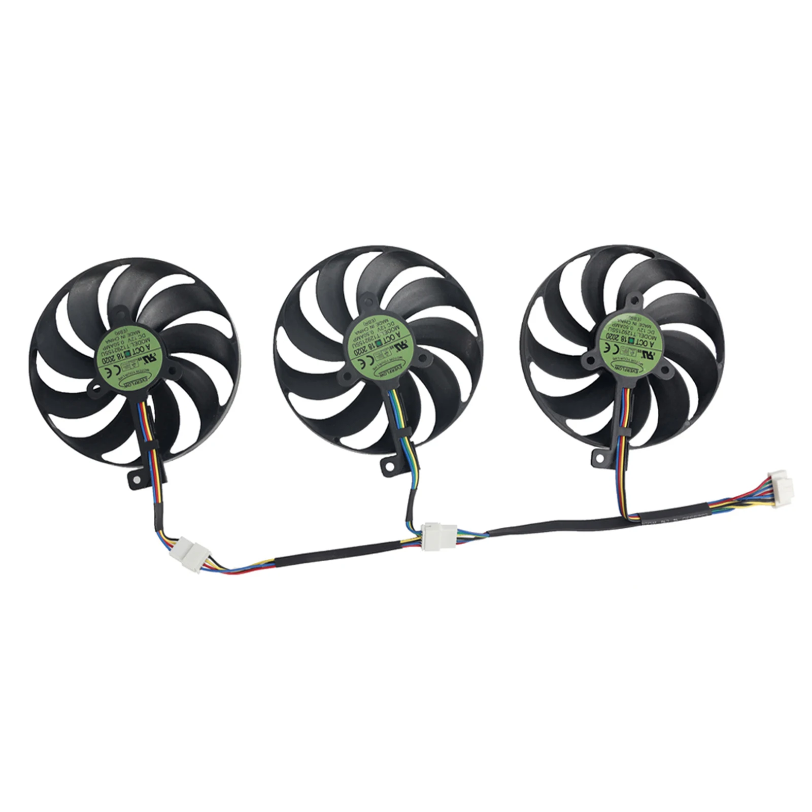 For ASUS ROG Strix RTX 2060 2060S 2080S 2070S RX 5600 5700 XT 5700 Video Card Fan 87MM T129215SU Graphics Card Replacement Fan