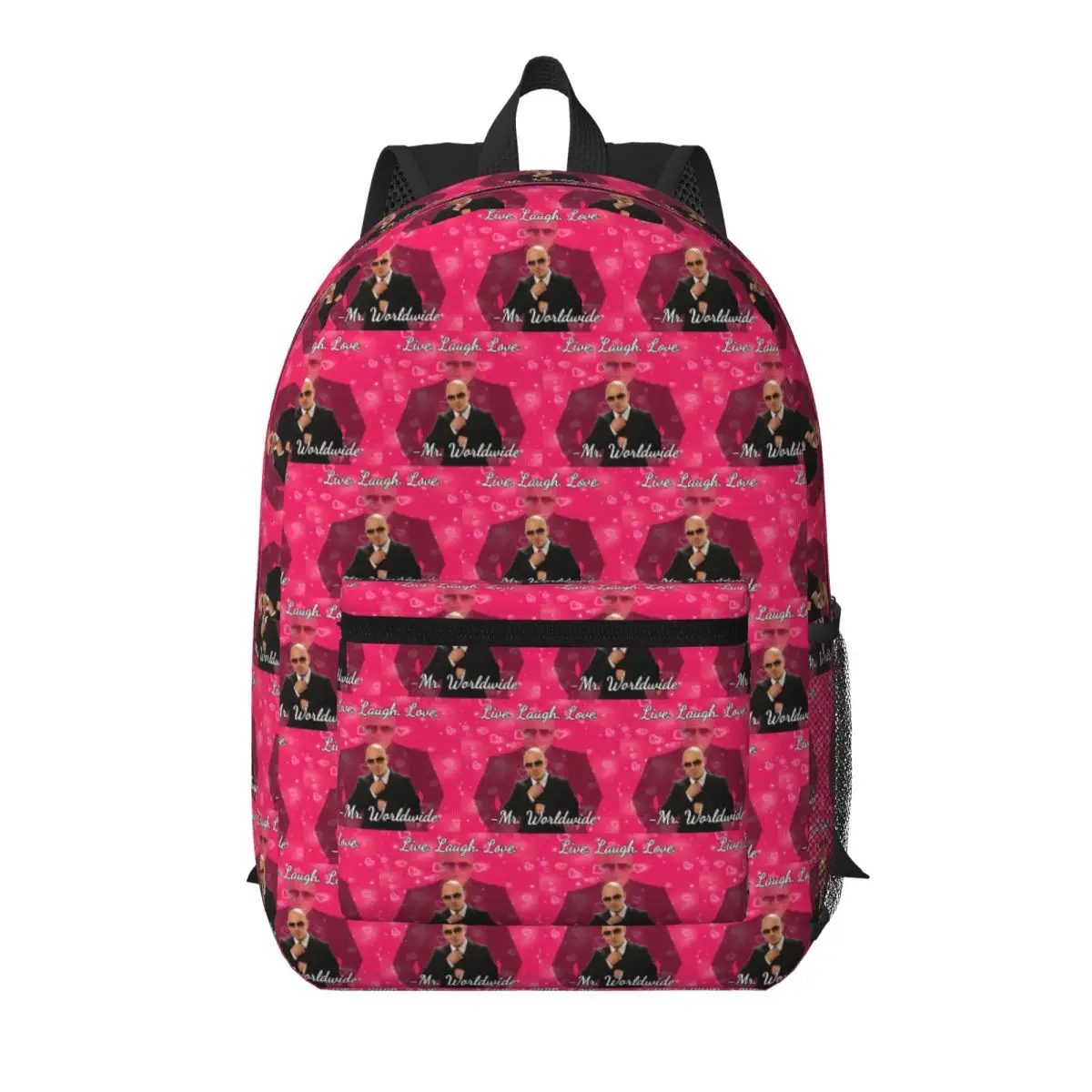 

Mr Worldwide Live Laugh Love Student Backpack School Bag Hiking Travel Daypack for Boys Girls Bookbag Shoulder Bags
