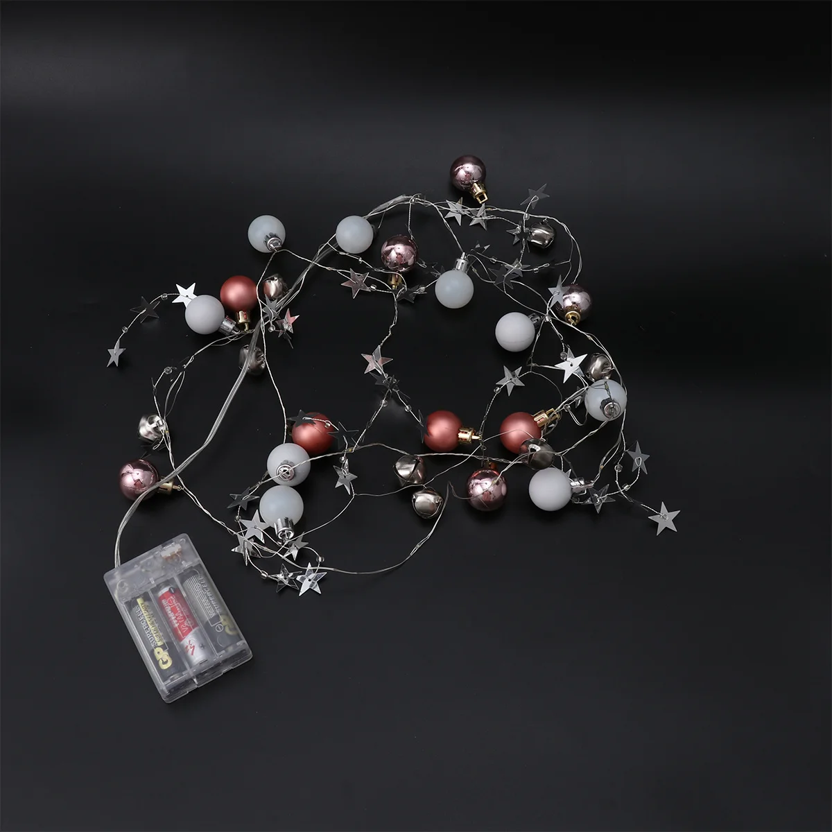 2M Christmas Tree Decoration String Light 20Leds Warm White Ball Bell Star Energy Saving LED Fairy Light Holiday Party