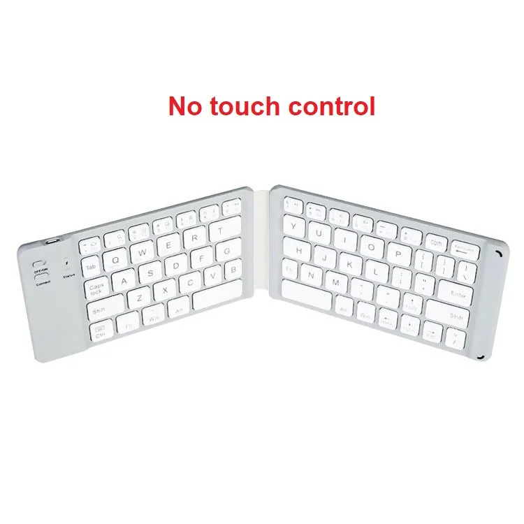 Draadloos Opvouwbaar Toetsenbord Bluetooth Toetsenbord Met Touchpad Voor Windows, Android, Ios, Telefoon, Multifunctionele Knop Mini Toetsenbord