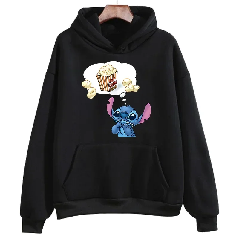 Harajuku Funny Hoodies Angel Friends Cartoon Women\'s Sweatshirts Cute Unisex Hoodie Pullover Top Streetwear Unisex Clothes y2k