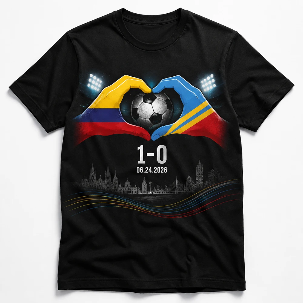 Men T Shirt Football Flag Hands Score Graphic Short Sleeve Summer Casual Match Day Fan Tee
