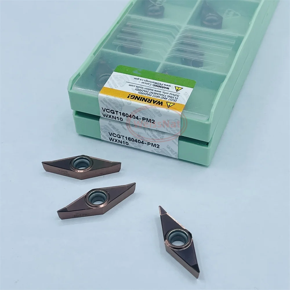 

VCGT160404-PM2 WXN10 карбидные вставки VCGT