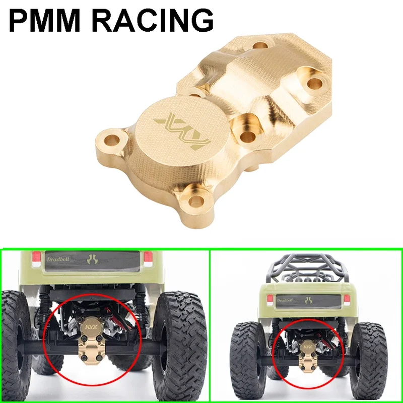 

Metal Brass Differential Cover for Axial SCX24 90081 RC Model Car Accessories Upgrade Parts