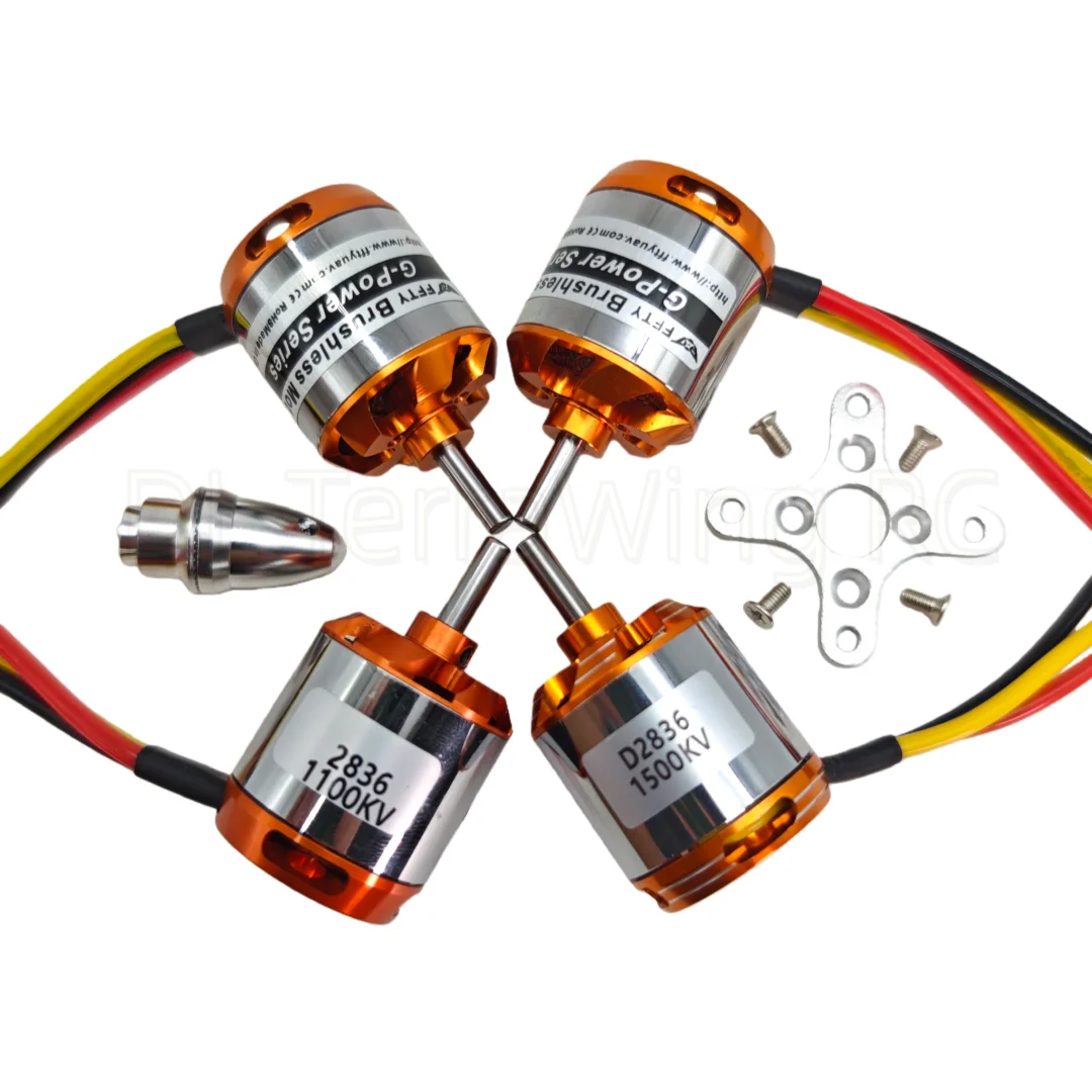 محرك d2836 2836 750kv 2836 880kv 2836 1100kv 2836 1500kv 2-4S يبو FPV محرك بدون فرشاة مناسب لطائرات بدون طيار كوادكوبتر RC