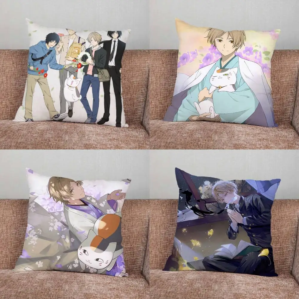 

N-Natsumes Book of Friends Pillow Case Pillowcase Home Sofa Cushions Car Cushions Pillowcover Office Pillowshell Pillow