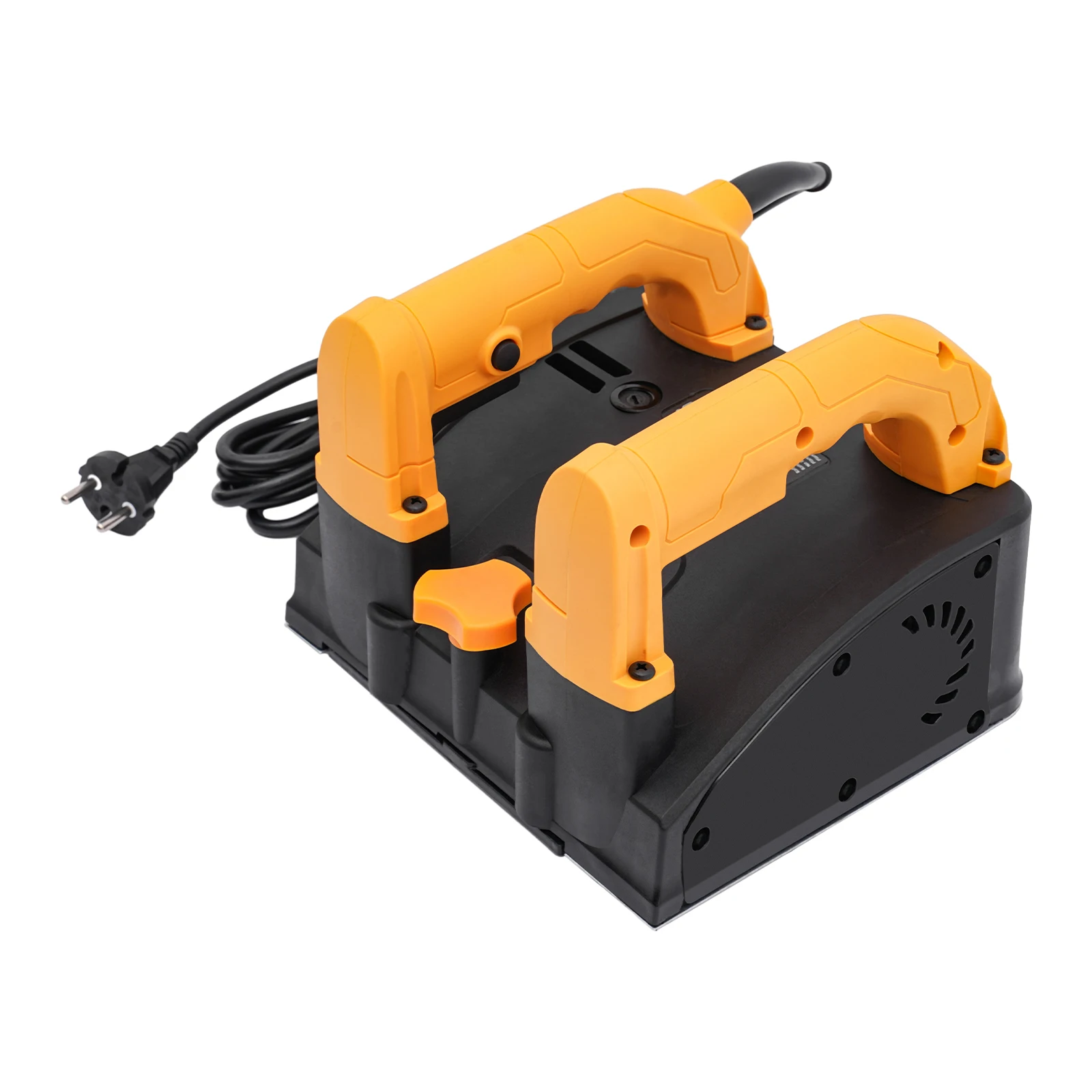 ماكينة سنفرة كهربائية 1200 وات، ماكينة تفريخ الخرسانة 1000-4000 دورة/دقيقة لتجريف الجص الرملي والجدران الاسمنتية/الجدران المعجون