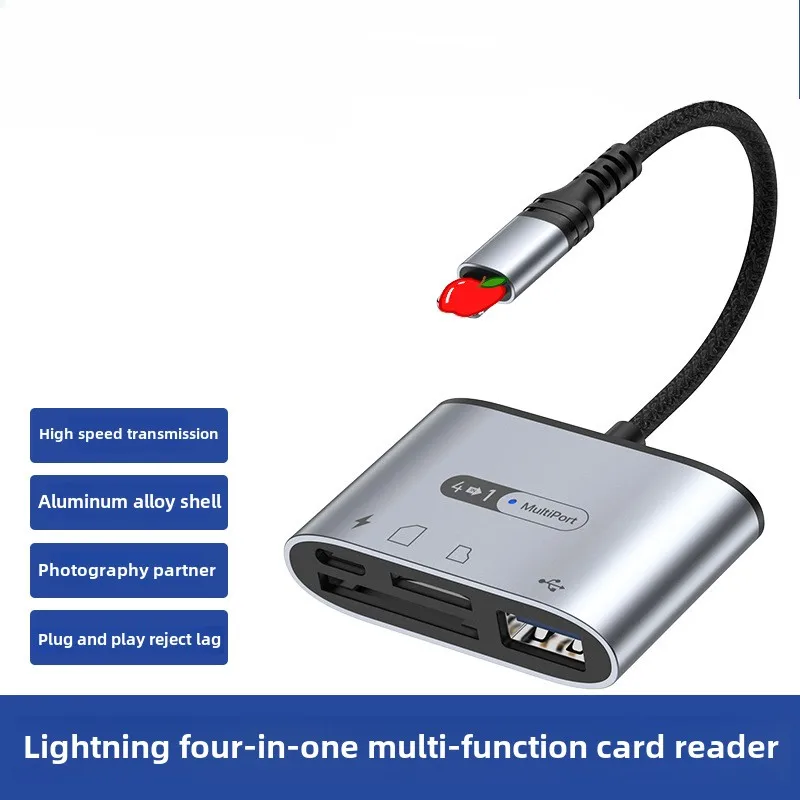 

Suitable for Apple Phone Card Reader Computer Multifunctional High-speed Card Reader USB/SD/TF