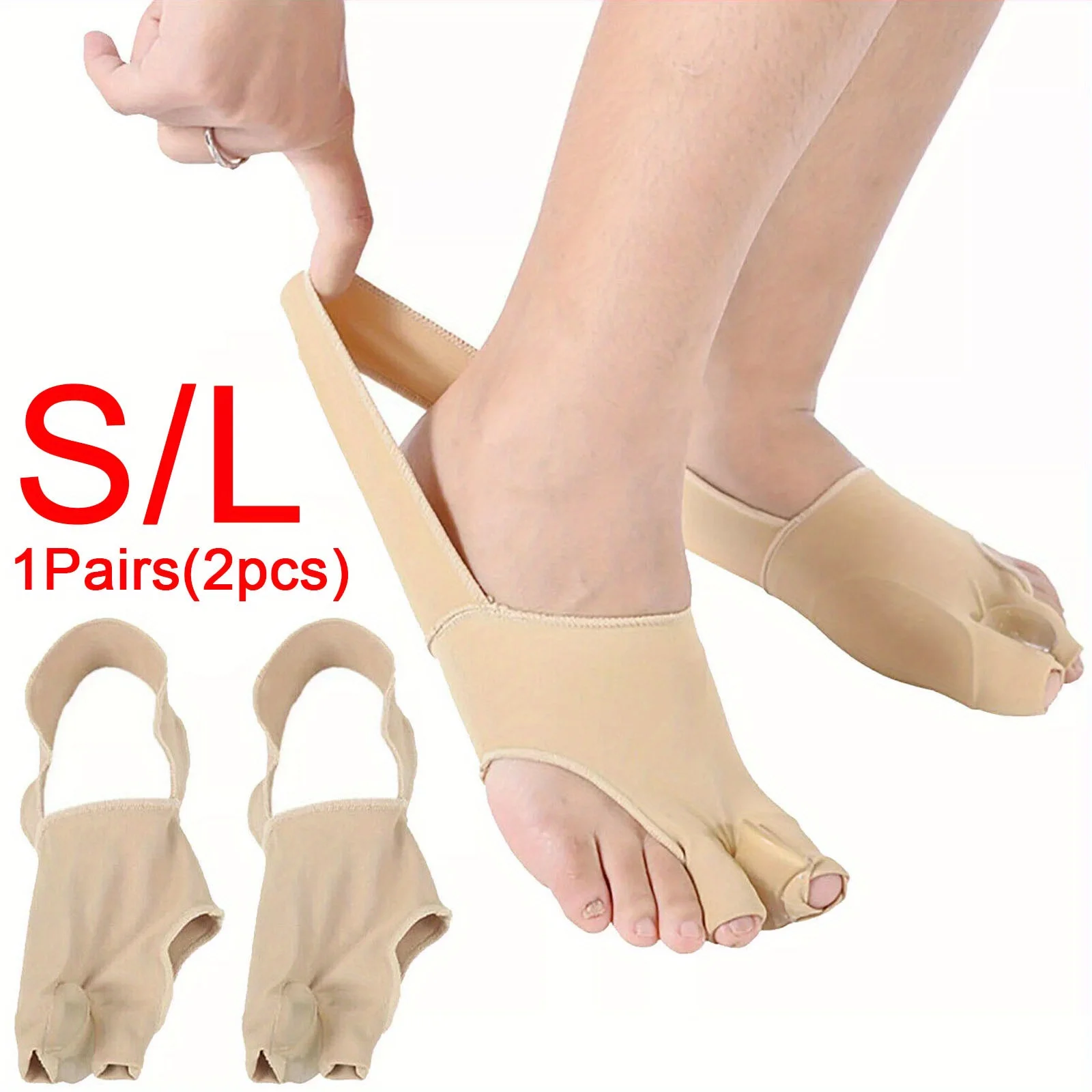1 Pairs Foot Care Tool Bunions Big Stabilizer Frame Separators Mesh Bunion for Protectors Corrector Hammertoe Organizer Spacers
