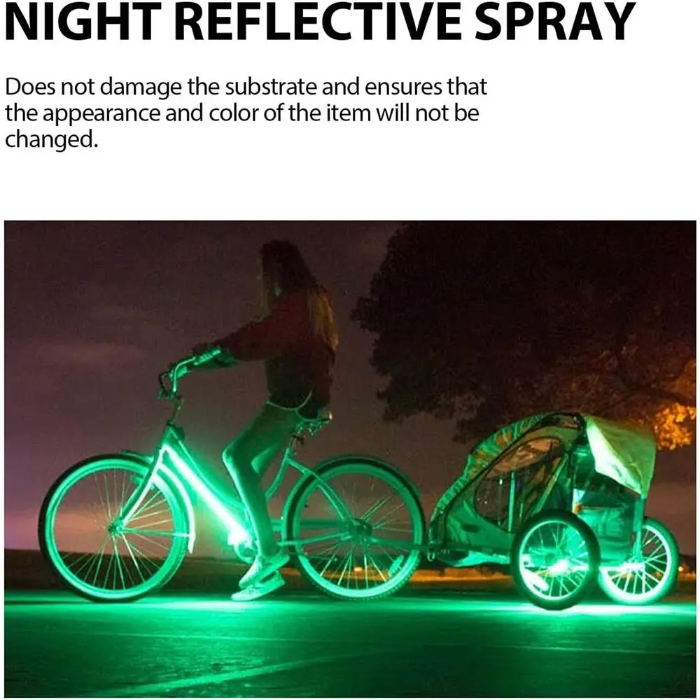 Glow in The Dark Glow in The Dark Paint Spray Fluorescent Long Lasting Fluorescent Night Spray Green Yellow Blue White