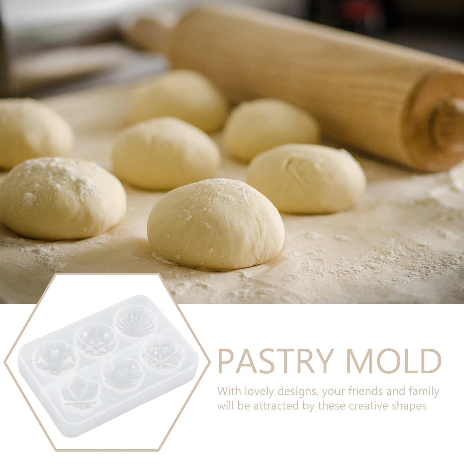 Molde de resina de cristal de silicona para dulces japoneses, galletas, pasteles, moldes para cubitos de hielo Pop, forma creativa de galleta, repostería para hornear, dulces