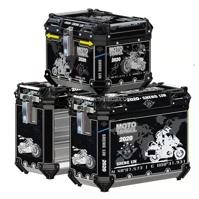 

Direct Sale Motorcycle Tail Box Aluminum Alloy Luxury Waterproof Off-road Vehicle Side Box Luggage Box