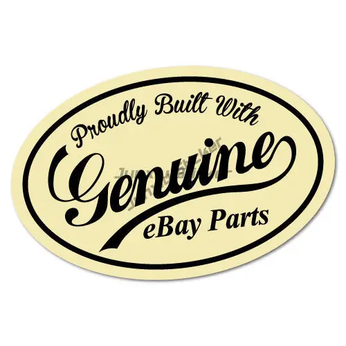 فخور بنيت مع أجزاء موقع ئي باي ملصق مائي سيارة السيارات الوقود سباق غطاء الخدوش الوفير هيكل السيارة الزجاج الأمامي الديكور #1