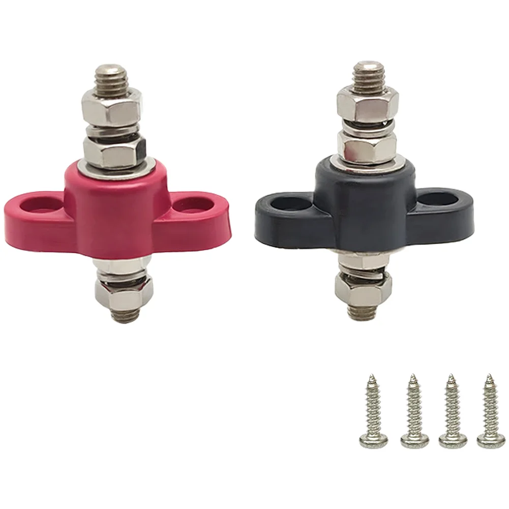 2PCS Double Ended Post Remote For Battery Terminals 250A 3/8inch 5/16inch 1/4inch  For Automobiles, RVs, Yachts