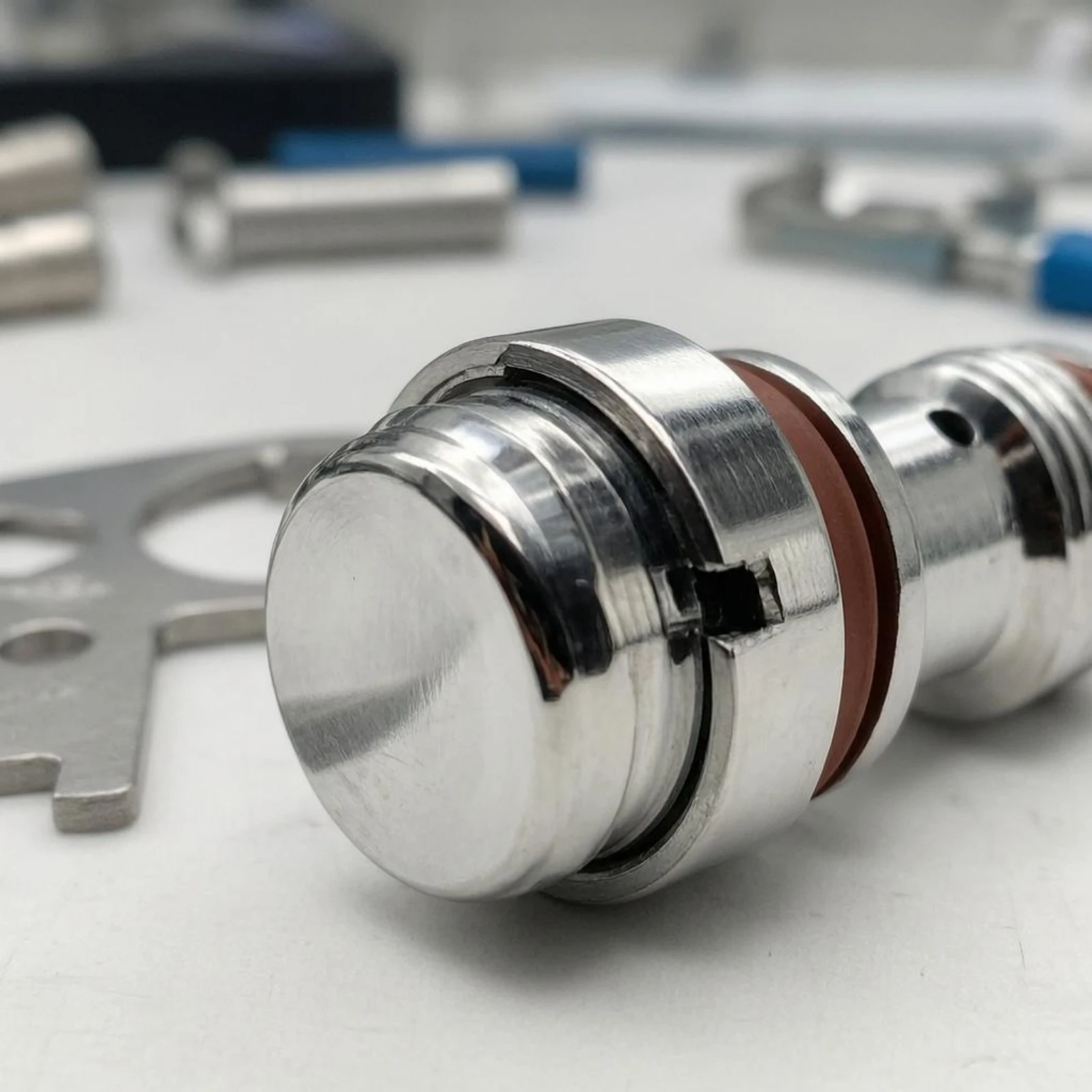BCD Inflation Valve Core Brass Inflation Valve Core BCD Inflator Nipple Threaded Power Inflator Nipple Air Tight for Maintenance