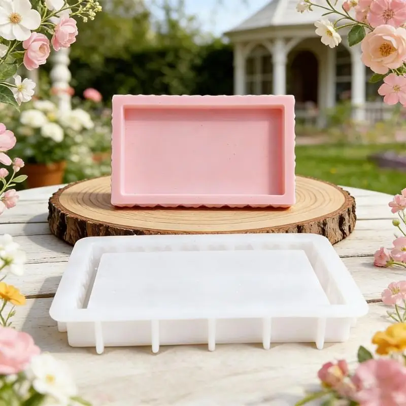 2026 New Dog Paw/Butterfly Rectangular Tray Silicone Mold for Resin Jewelry Crafting