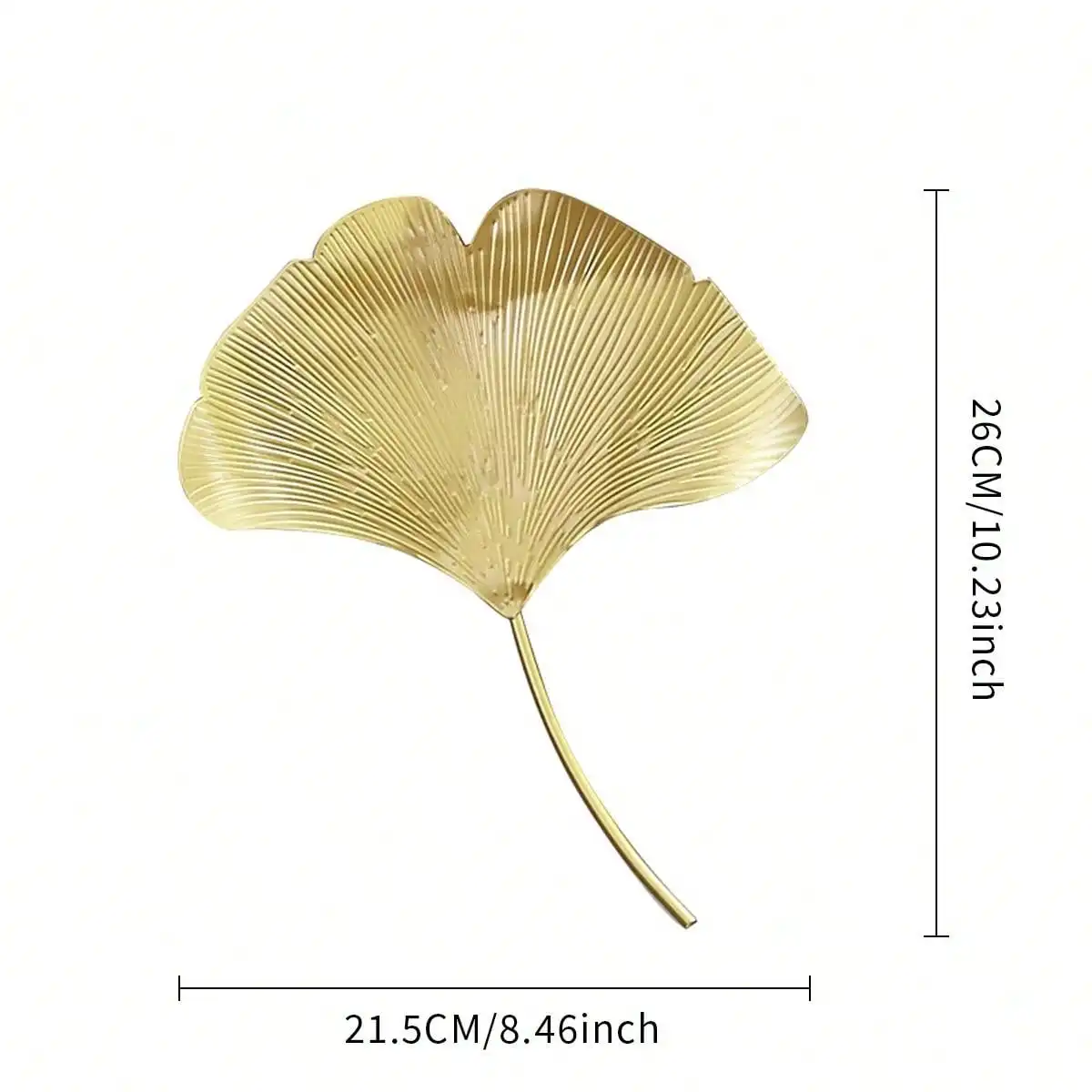 1pc Minimalist Creative Stereo Ginkgo Leaf Hangings Home Decor Wall Decor For Living Room, Porch, Bedroom, Sofa Background Wall