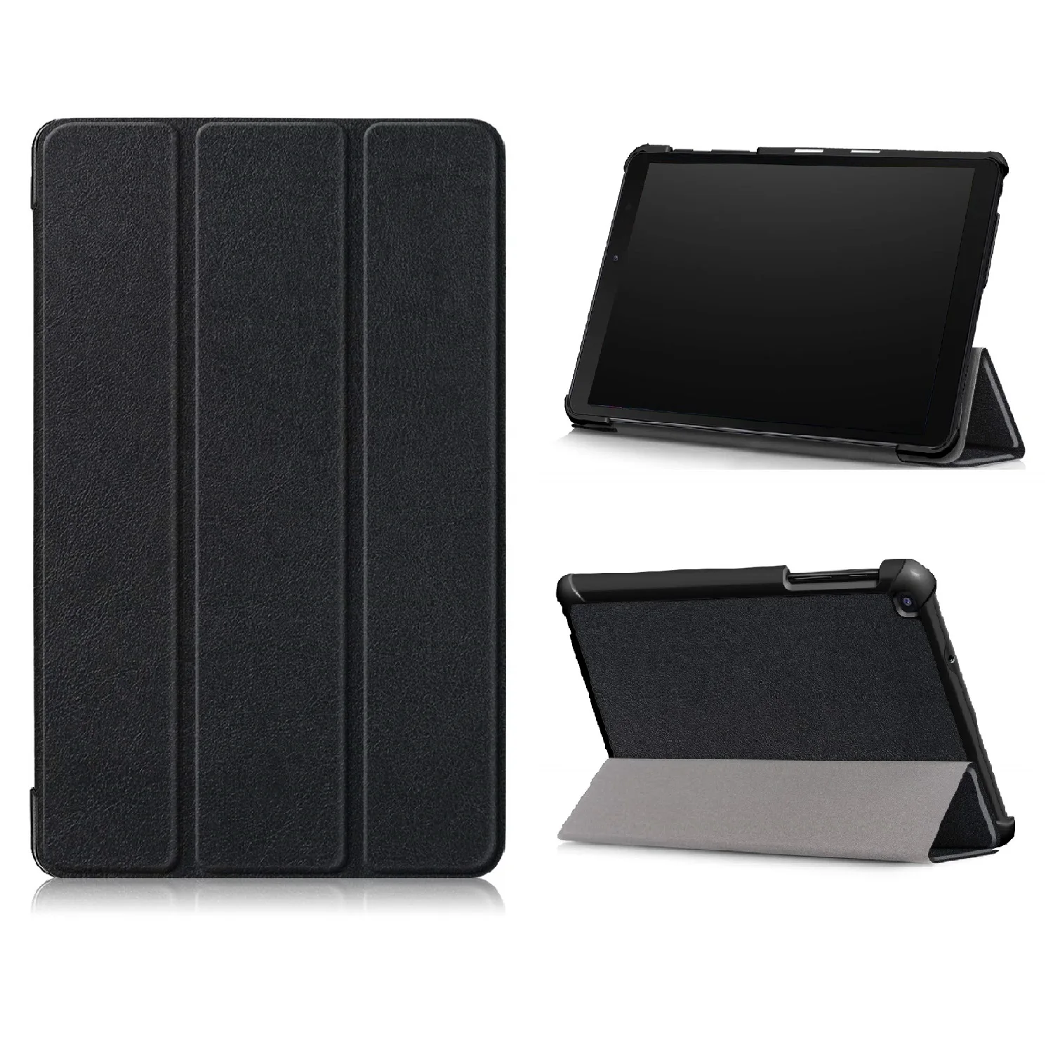 Case for Galaxy Tab A 8.0 with S pen(SM-P200/P205)Tablet Case,PU Leather Smart Sleep Tri-fold Bracket Cover