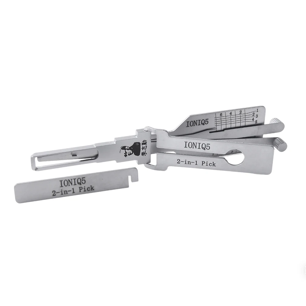 

IONIQ 5 Lishi 2-in-1 Lock Pick Tool for Hyundai Lock Cylinders – Locksmith Supplies and Repair Tools