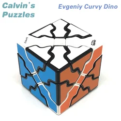 Evgeniy Curvy Dino Magic Cube Calvin's Puzzles Speed Twisty Puzzle Brain Teasers Educational Toys