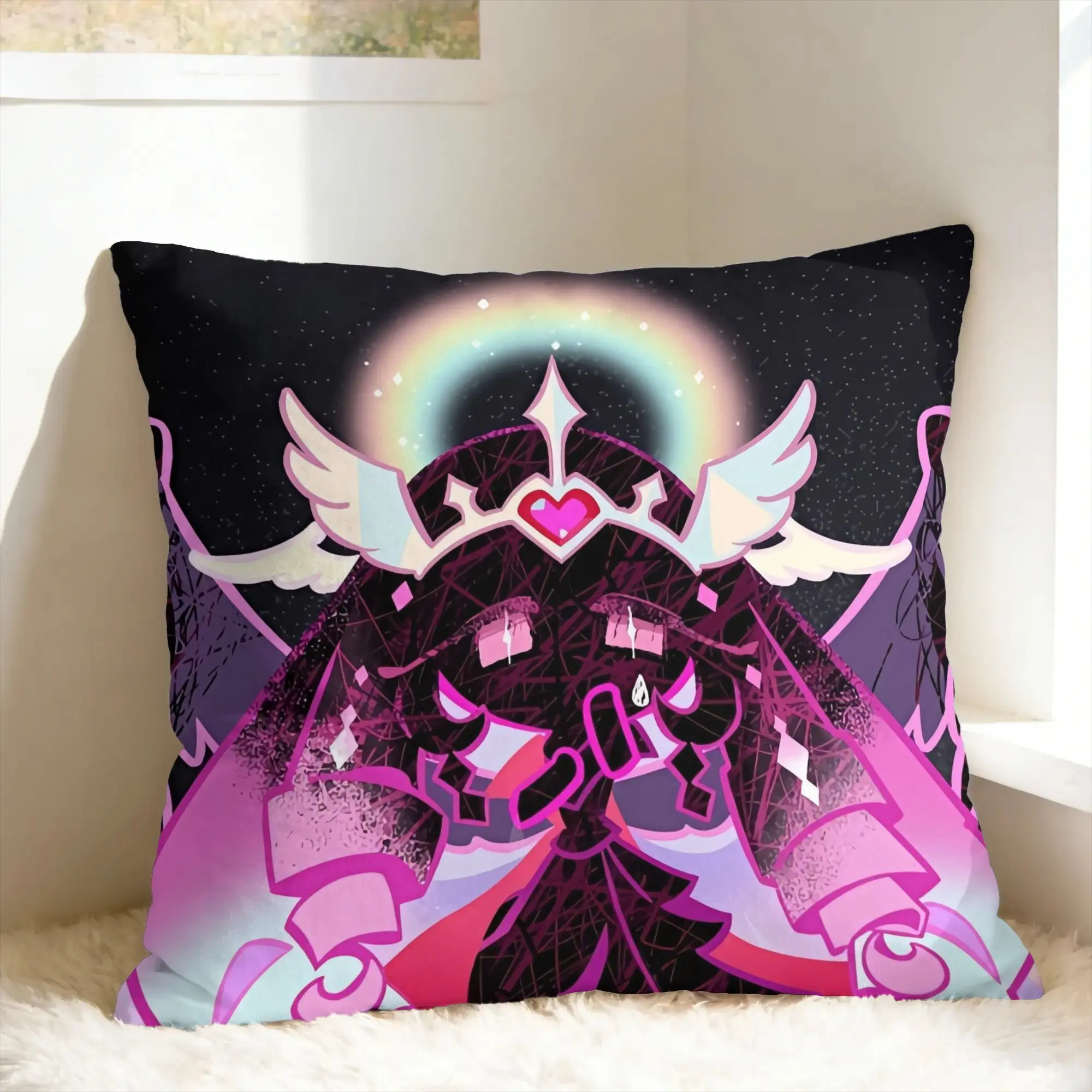 E-Eternal Sugar C-Cookie Pillow Case  Comfy Pillow Cover Novelty Cushion Cover For Sofa Car Home Decor