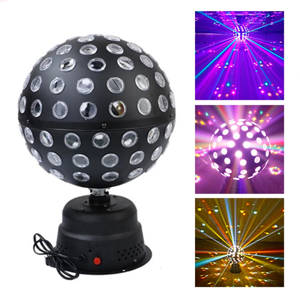 9-color LED disco magic ball light RGB bar stage light family party rotating flash Christmas Halloween club atmosphere light