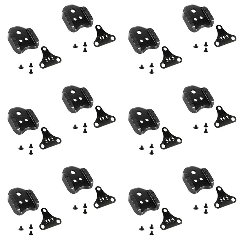 T22C 6X Bicycle Lock Pedal Adapter Road Convert MTB Pedal SPD Shoe Cleat Cover Dual-Use Adapter Cleats Bicycle Accessories