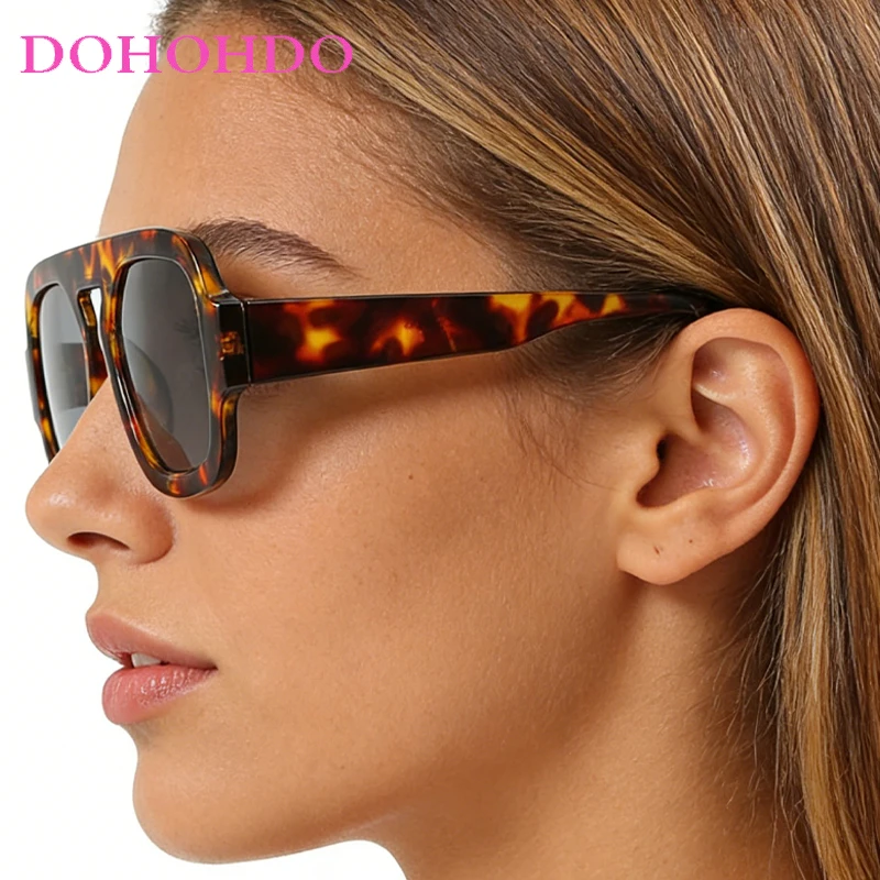 

Trendy Square Pilot Women Sunglasses Luxury Brand Designer Men Retro Sun Glasses Outdoor Sports Driving Classic Eyewear UV400