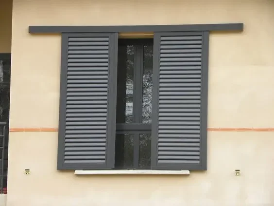 Zinc Steel Exterior Privacy Louver Window Shutter