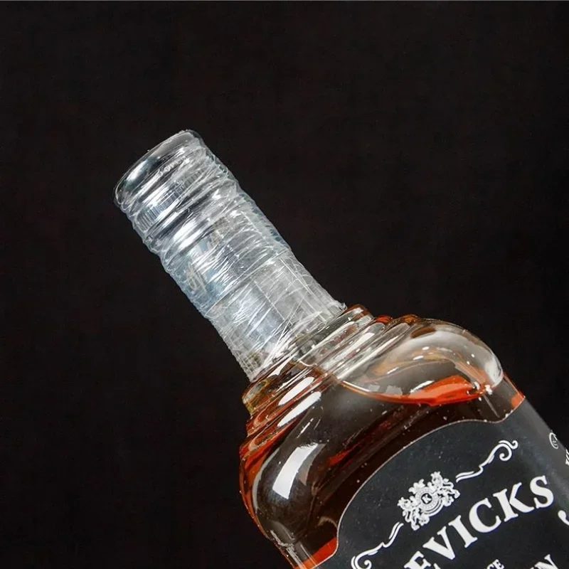 10 Rolls 3cmx5000cm  Leak-Proof Stretchable Wine/Liquor Bottle Seal - Anti-Evaporation, Anti-Aging White Film for Secure Storage