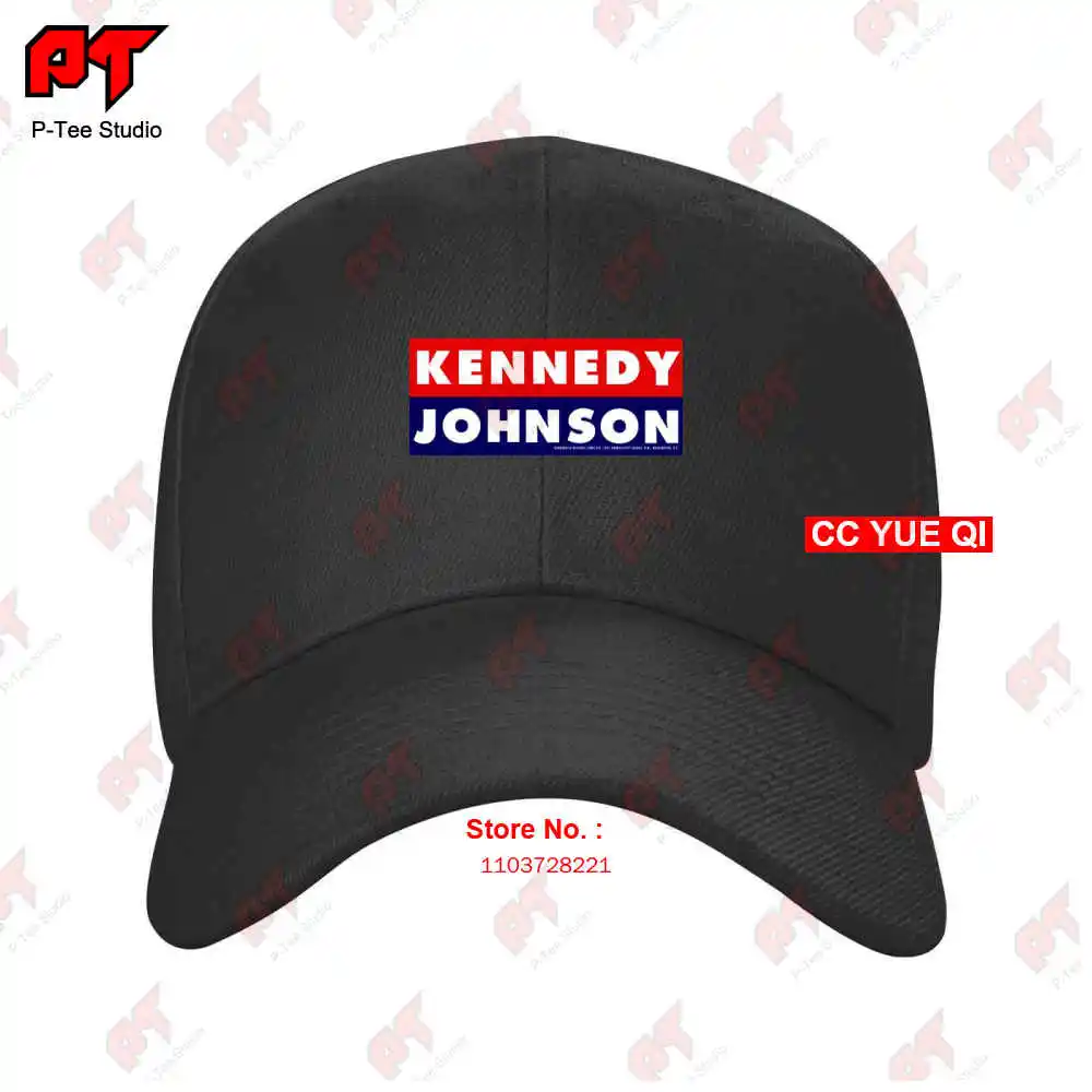 1960 Kennedy Johnson Campaign Democrat Jfk Lbj Baseball Caps Truck Cap J2FR