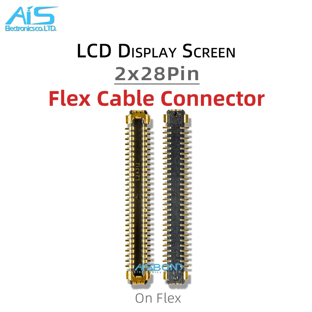 10Pcs 2*28Pin 56Pin FPC On LCD Display Screen Flex Cable Connector For Samsung Galaxy S20 Plus S20U S21 Ultra S21P S21FE Note20