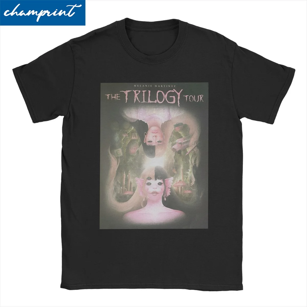 Trilogy Tour Melanie Music Martinez T-Shirt Men Women's Round Neck Pure Cotton T Shirt Short Sleeve Tee Shirt Adult Clothing