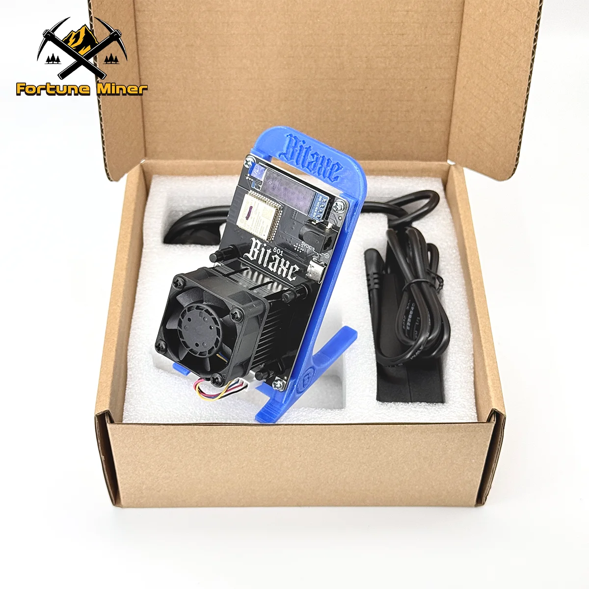 New Bitaxe Gamma 601 Lucky Miner 1.2TH/s 18W Asic Chip Solo Miner Bitcoin Miner Mining Machine UK US AU BR EU Plug Power Bule