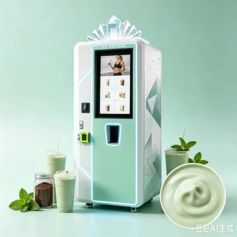 Protein Shake Vending Machine Customized Commercial Fitness Beverage Station Touch Screen Automatic Mixing Technology