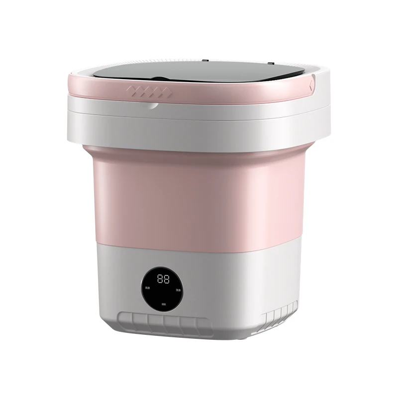 Mini Washing Machine Wireless Mini Portable Washing Machine Blue Light Disinfection Foldable Traveling