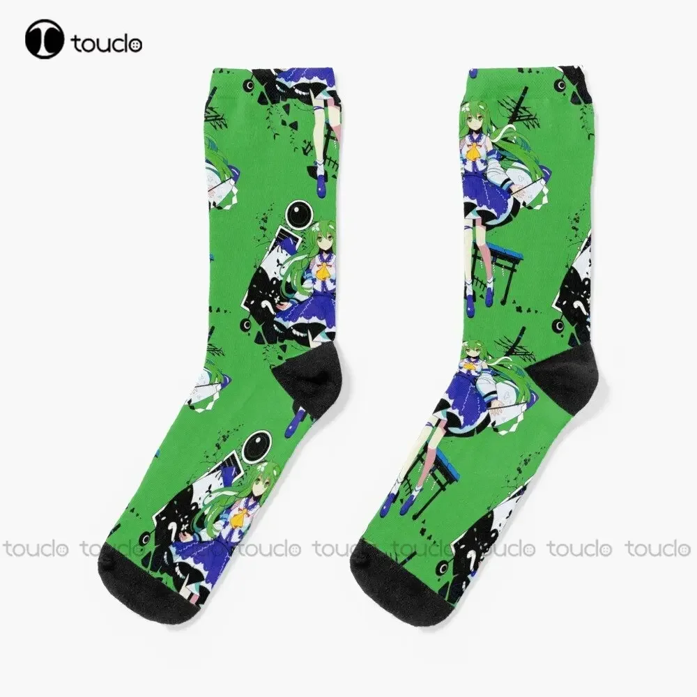 Touhou Project - Sanae Kochiya Socks Novelty Socks For Men Personalized Custom Unisex Adult Teen Youth Socks Custom Gift Funny