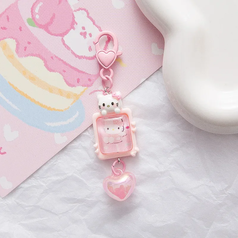 Sanrio น่ารัก Hello Kitty พวงกุญแจ Kawaii การ์ตูน Cinnamoroll Kuromi จี้แฟชั่นกระเป๋าเป้สะพายหลัง Key Ring วันหยุดของขวัญ