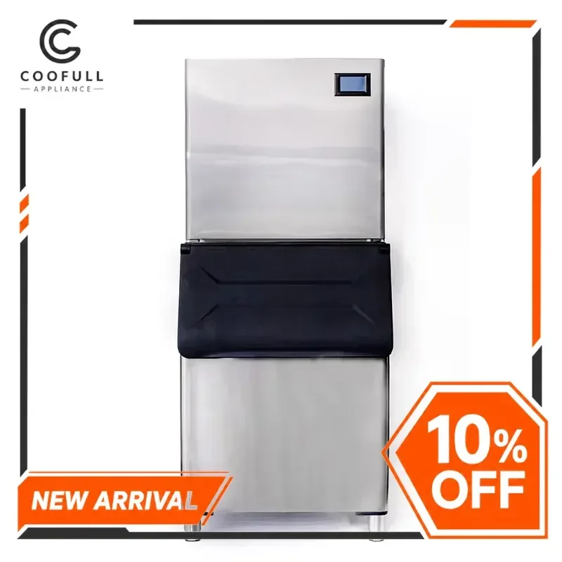 # for Commercial Block Ice Maker Machine 320kg 24h Heavy Duty Stainless Steel Industrial Ice Cube Maker for Bar Restaurant Hotel