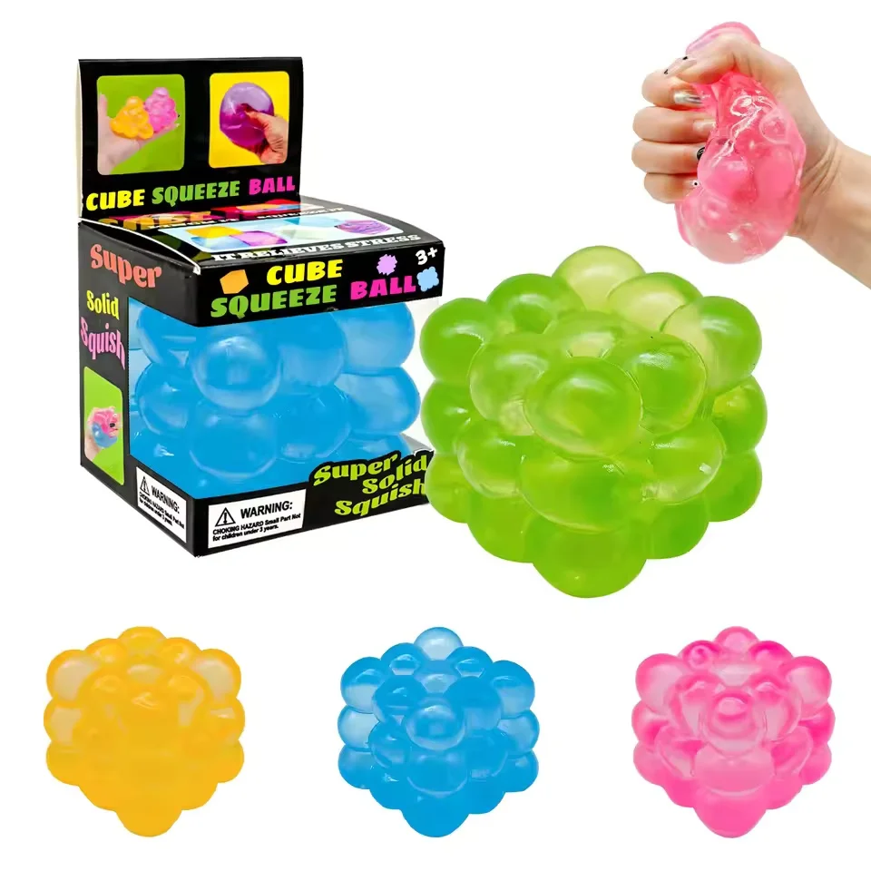 1Pc Nieuwe driedimensionale snoep kneden muziek volwassen Stress Squeeze zintuiglijke Speelgoed Decompressie Simulatie Kubus Party Gift