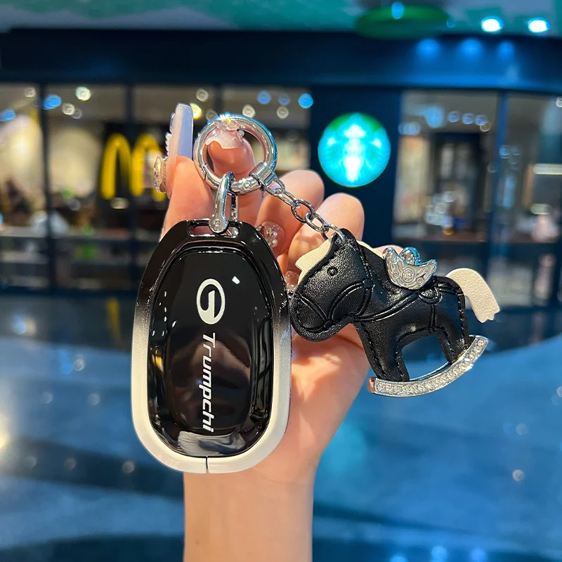 

Car Smart Key Case Cover Shell for Trumpchi GAC 2021 Empow J11 J12 J13 J14 J15 J16 GS8 Fob Keychain Accessories