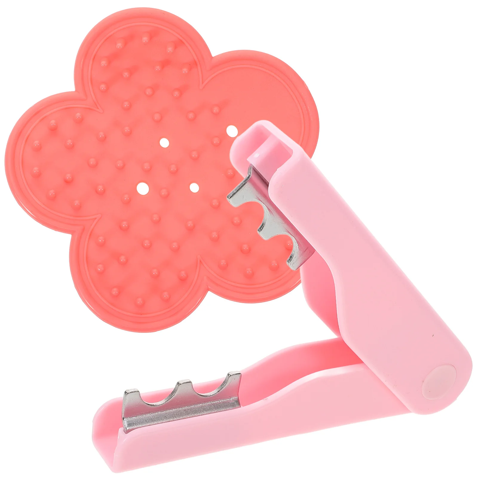 

2Pcs Pink ABS Flower Thorn Remover for Rose Stem Stripping without Damaging Peduncle Garden Arrangement Scissors